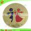 Hot sale customized award souvenir Brass metal Medal badges