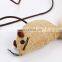 China supplier educational cat teaser feather pole with mouse mice cat toys