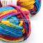 Colorful scarf knitting acrylic wool yarn melange yarn cake yarn