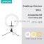 JOYROOM video live streaming 8 10 12 inch cell mobile phone holder selfie stick tripod led circle tiktok ring light stand