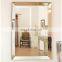 silver decorative beveled wall mounted Mirror