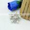 wholsale fashion silver gold crystal rhinestone diamond pearl felt bouquet wholesale for wedding brooch