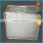 clear plastic pvc quilt/pillow zipper packing bag with handle