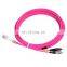 High quality factory price FTTH LC-FC lszh pvc 50/125 Singlex OM3 OM4 fiber optic jumper Fiber Optic Patch cord Fiber Jumper