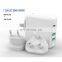 Wholesale High Quality Quick Charge QC 3.0 Multifunction Wall Charger EU US UK Plug USB Travel Adapter For Mobile Phone