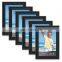 4x6 Picture Frames (6 Pack, Black) Picture Frame Set, Wall Mount or Table Top, Set of 6 Inspirations Collection Picture Frame