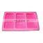 6-Cavity DIY Silicone Bar Soap Mold