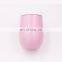 Hangzhou Watersy Colorful Outdoor Egg Shaped Powder Coating 12oz wine stainless steel vacuum insulated tumbler