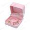 Fadeli Luxury Gift Jewellery Packaging Boxes For Pendant Necklace packing Custom Logo Pink Velvet Box Jewelry