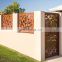 China supplier room garden Decoration Pieces screen Corten Steel room Divider/Screen Chinese European styles