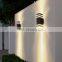 Modern Garden Wall Lights Aluminum Outdoor Fixture Luminaire Black Vintage Lantern Luxury Wall LED Lamp