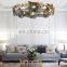 Round Indoor Luxury Pendant Light LED Hanging Lights Home Nordic Modern Chandelier Pendant Light