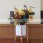 Nordic Garden Indoor Flowerpot Flower Plant Ceramic Macetas Planters Pots With Wood Stand Holder