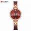 CURREN 9058 Hotsale Waterproof Woman Bracelet Wrist Steel Casual Women's Wristwatch
