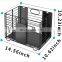 In Stock Portable 201 Stainless Steel Foldable Cabinet Mesh Wire Bathroom Organizers Pantry Basket Storage Rack Shelf