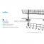 Disassembly Hooks Black Metal Wire Mesh Basket Bathroom Kitchen Over the Door Hook Hanger