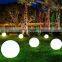 RTS 10 inches outdoor garden beach solar led ball sphere light lamp Decorative Remote Control Lamp For Christmas Halloween Party