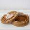 Best Price WHolesale Rustic Woven Rattan storage basket box pot suitable for storing small items Vietnam Supplier