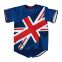 short sleeves custom baseball jersey with design and color no fading