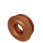Outdoor off-road vehicle aluminum alloy winch pulley trailer rescue traction circular pulley car modified pulley 10T