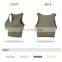 V Neck Semi Fixed Cups Ribbed Yoga Tank Tops High Support Oem Sports Bras For Gym Active Wear