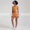 Fashion New Tennis Golf 2-In-1 Mini Skirt Sports Crop Bra Tank Top 2 Piece Gym Fitness Yoga Suit Set Women Casual Workout Wear