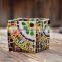 handmade square mosaic glass votive tealight candle holders for wedding decoration