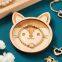 Crafts cute animal shape jewelry plate