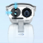Caméra de sécurité PTZ à double spectre PC4 haute performance équipée d'un détecteur infrarouge non refroidi de 12μm pour une surveillance 24h/24 et 7j/7