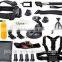 PK-22 21-in-1 GoProS accessory kit for GoproS HeroS 2/3/3+/4/4 Session with L Size Carring Case (33.5*22.6*6.0cm)