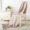 light camel color woven cashmere blanket