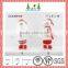 Red and white knitted christmas hanging decoration