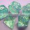 High quality plastic polyhedral dice set for board game
