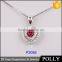 2015 new design silver jewelry for girl 925 sterling silver pendent necklace