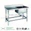 hotel restaurant good quality European style commercial stainless steel sink