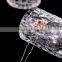 Clear Rhinestone Crystal Round Acrylic Zircon Hair Jewelry Pins For Bride Wedding Baby Jewelry Accessories