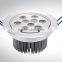 Dimable 110 volt led ceiling lights 9w aluminum epistar chip