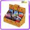 Eco-friendly Paper Corrugated Counter Display Stand For Edging