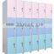 pink mordern style laminate lockers for public