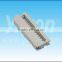 2.54x2.54mm pitch 13pin two pieces with convex point white color FRC connector