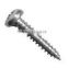 pan head self tapping screw white zinc plated in best-selling