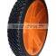 10/12 inch plastic wheel for garden cart, hand truck, generator