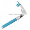 Newest Folding Selfie Stick Monopod With Audio Cable Wired Well Fashion Equipment For Taking Photoes For iPhone Samsung Xiaomi