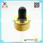 aluminum golden matte pipette dropper factory wholesale