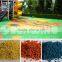 low prices colorful recycled rubber granules