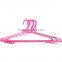 Pink Pant Hanger,plastic Clothes Hanger With Hook