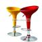 leisure and attractive color plastic bar chair