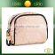 custom Gold Leopard Fashion Women pu travel cosmetic bag bag