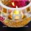 ball shape beautiful mosaic cracked glass candle holder