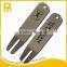 Golf sport style blank metal golf divot tool